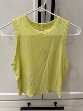 lululemon athletica Neon Lemon Muscle Tank
